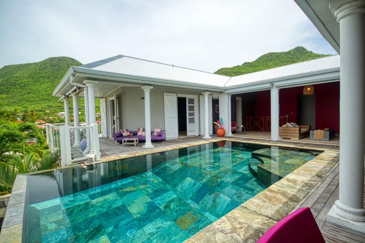 Location villa luxe Martinique - Grande piscine